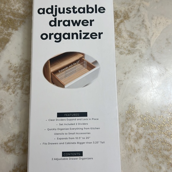 Adjustable drawer organizer - Picture 3 of 3